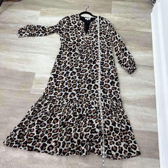 Olivia James the Label Lydia Dress in leopard cheetah animal print - Picture 9 of 9